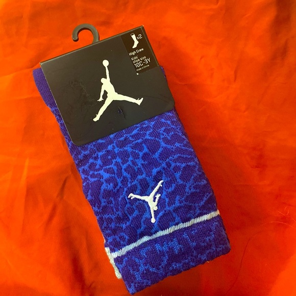 Jordan Other - NWT Air Jordan 2 pack high crew socks 
size: 10C-3Y
